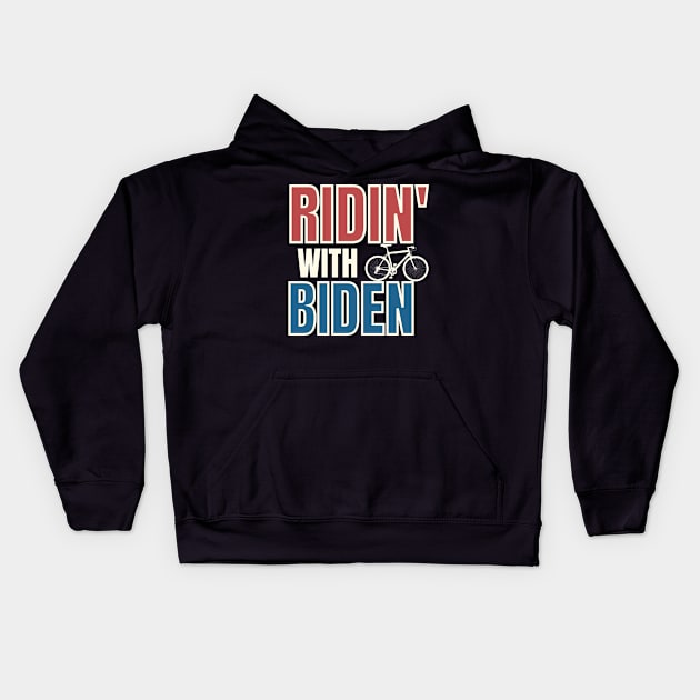 Ridin with Biden Kids Hoodie by Sam D